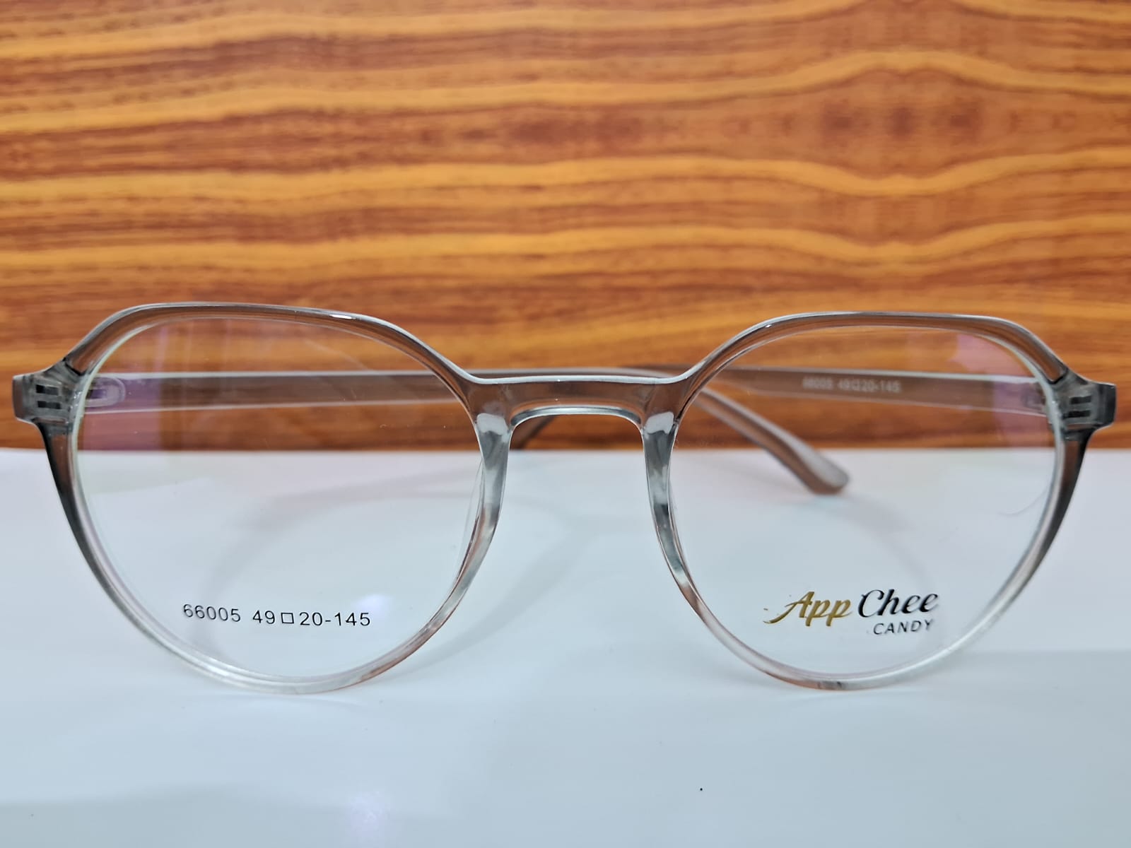 Vintage Oval Frame – Transparent Grey, 49-50MM