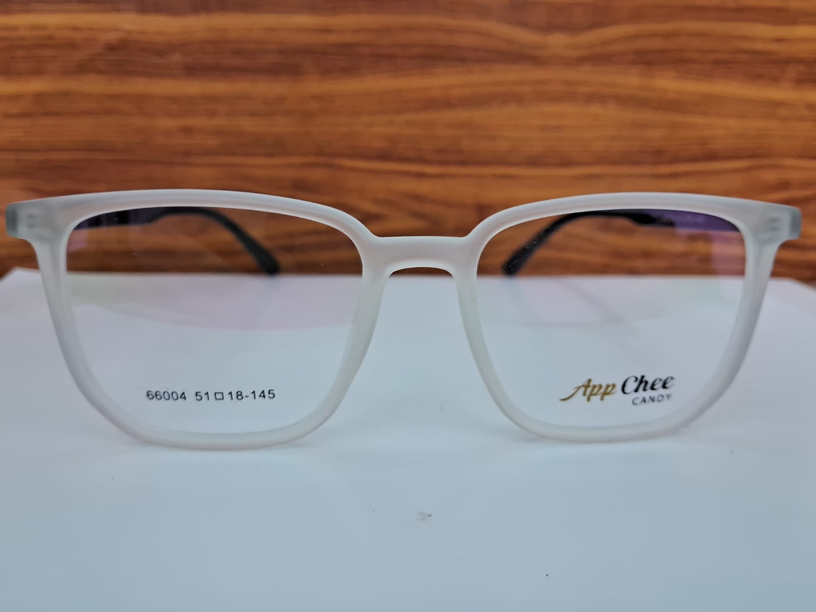 Full Rim Square Frame – White, 51-52MM